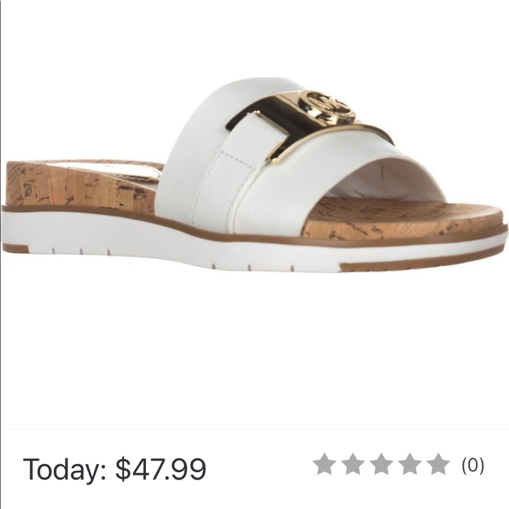 SEARCHING FOR:Michael Kors Warren flat slide white